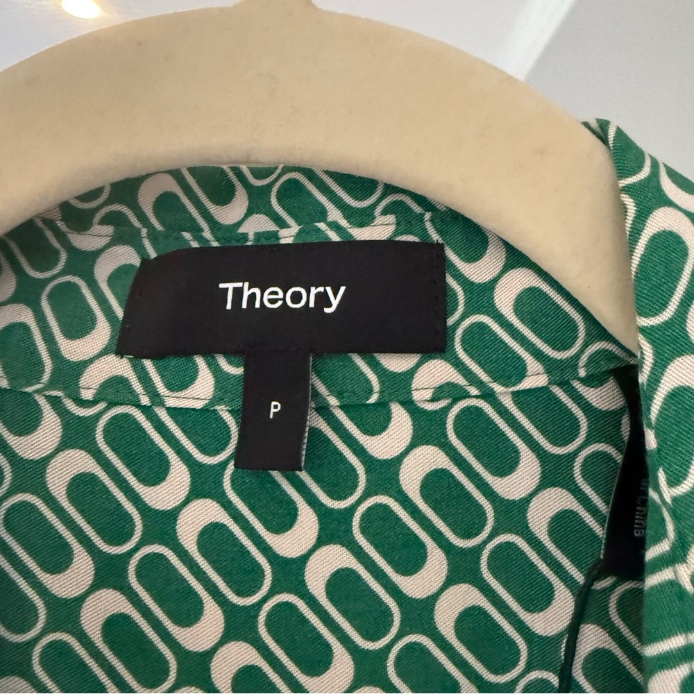 Theory Sunaya Printed Shirt - Picture 6 of 9